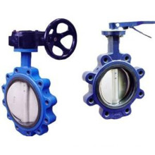 Ductile Iron Demco Wafer Lug Worm Gear Butterfly Valve